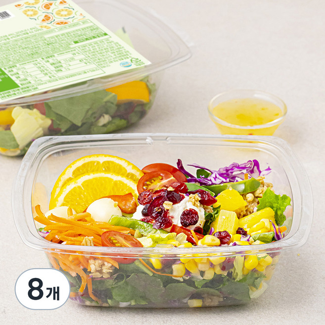 슬림쿡 리코타 과일 샐러드, 8개, 250g