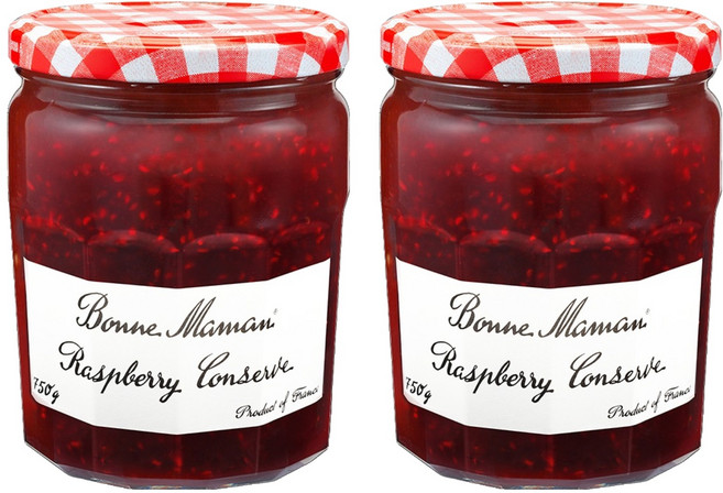 본마망 라스베리잼, 750g, 2개