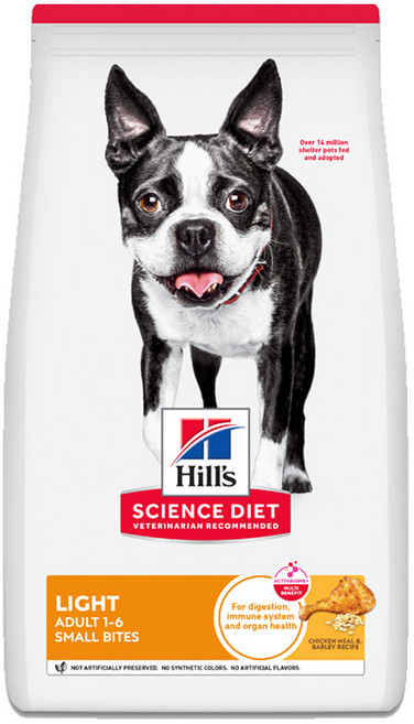 힐스사이언스다이어트 강아지 어덜트 스몰 바이트 기능성 사료, 다이어트(체중유지), 2kg, 1개