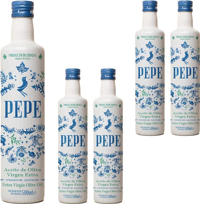 페페 냉압착 엑스트라버진 올리브오일, 500ml, 5개