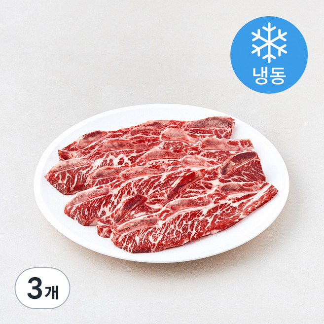 꿀맛나는세상 미국산 소LA갈비 (냉동), 1kg, 3개