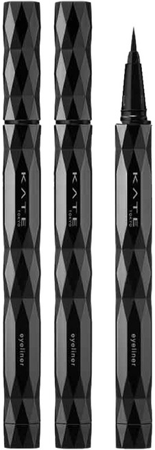 케이트 슈퍼 샤프 라이너 EX 4.0 0.5ml, 딥 블랙, 2개