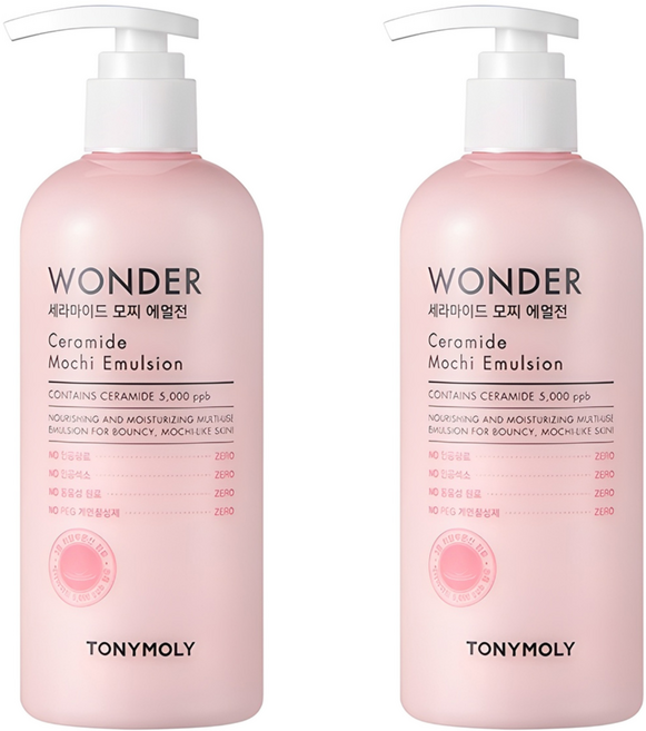 토니모리 원더 세라마이드 모찌 에멀전, 300ml, 2개