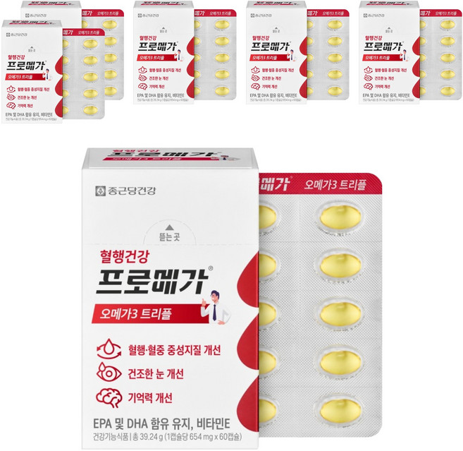 프로메가 오메가3 트리플, 60정, 6개