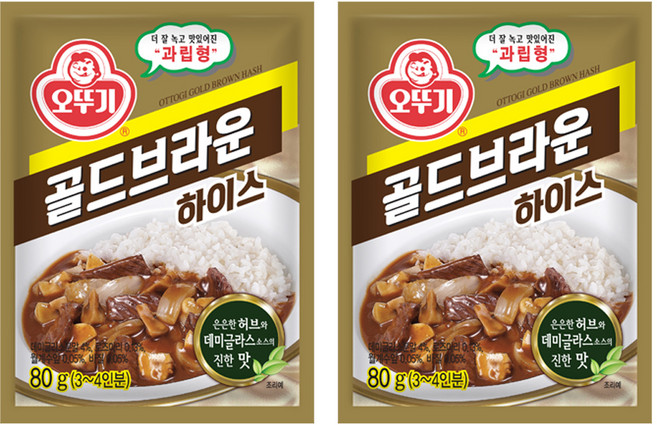 오뚜기 골드브라운 하이스, 80g, 2개