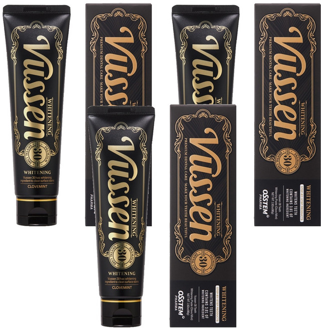 뷰센 30 치아미백제, 80g, 3개