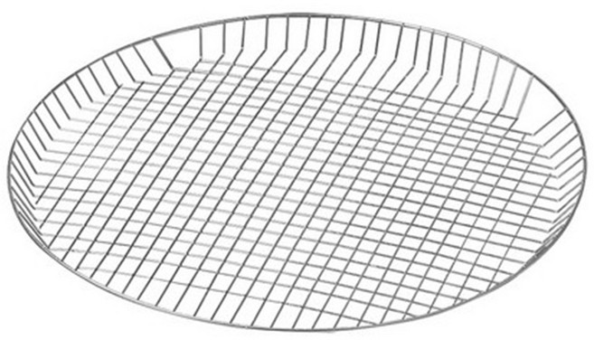 點秋香 圓型食材防落安全烤網 SGS, 46 x 1.5 x 46cm, 1個
