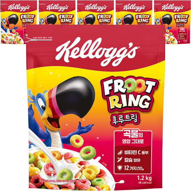 후루트링 시리얼, 1.2kg, 6개