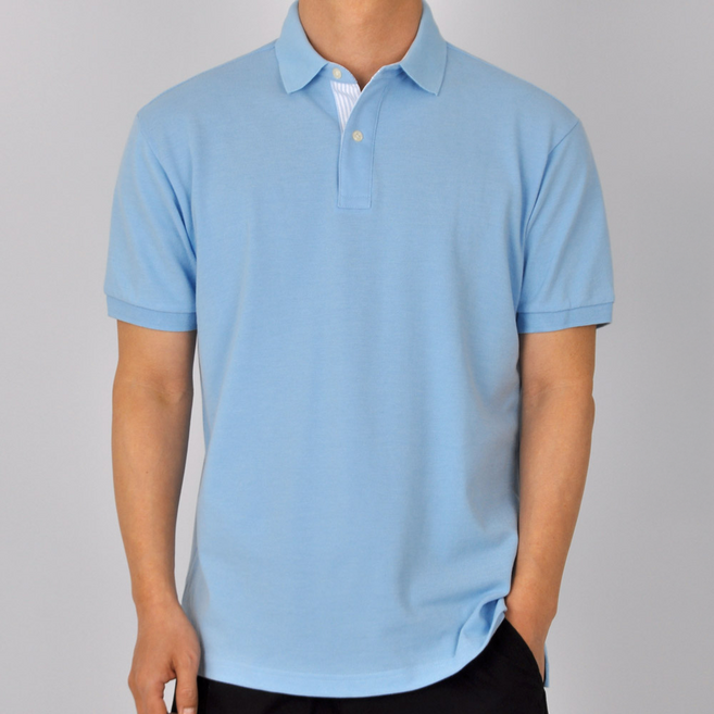 가이스토리 남녀공용 통기성 반팔 카라 빅사이즈 에리피케티