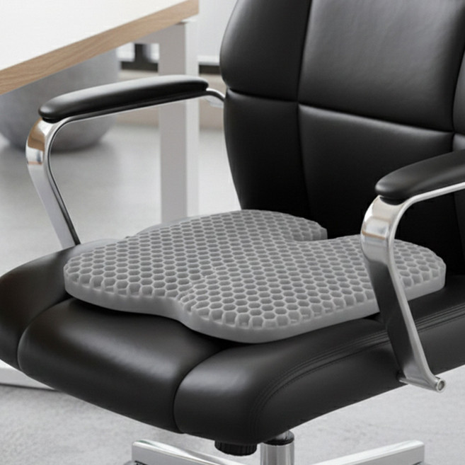 일상나눔 쿨링 하이퍼겔 바른자세 방석, 그레이