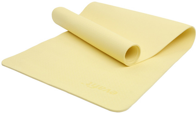 에바핏 TPE 파스텔 6MM 매트, 옐로우, 1개