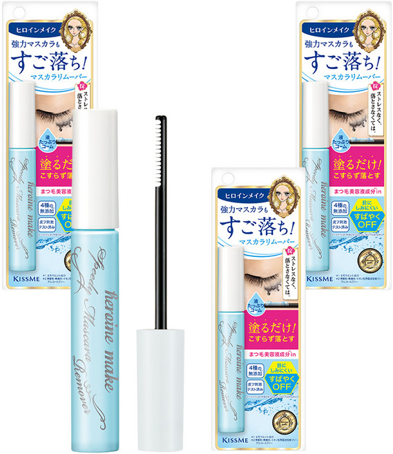 키스미 히로인 메이크 스피디 마스카라 리무버, 6ml, 3개