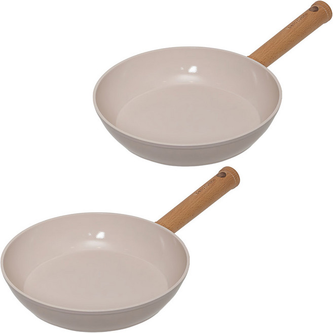 벨라쿠진 인덕션 플럼벨 세라믹 프라이팬, 24cm, 2개