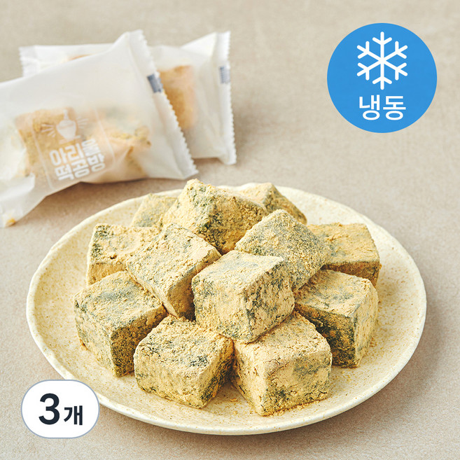 아리울떡공방 고소한 쑥인절미 (냉동), 400g, 1개입, 3개