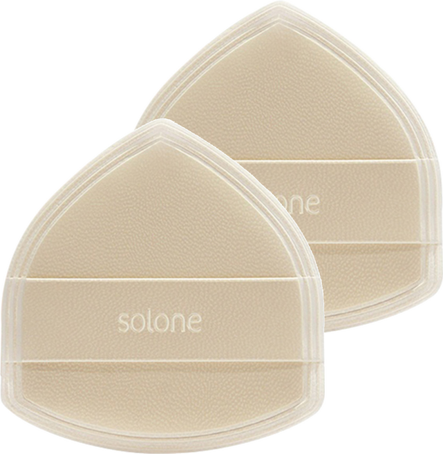 Solone 台灣公司貨 雲朵舒芙蕾海綿, 奶油栗子, 2個