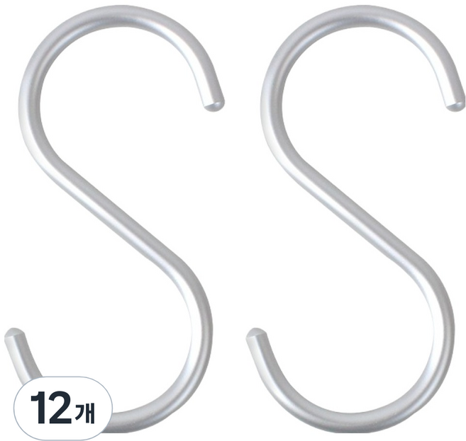 코텍스 알루미늄 S고리 대형 108mm, 12개
