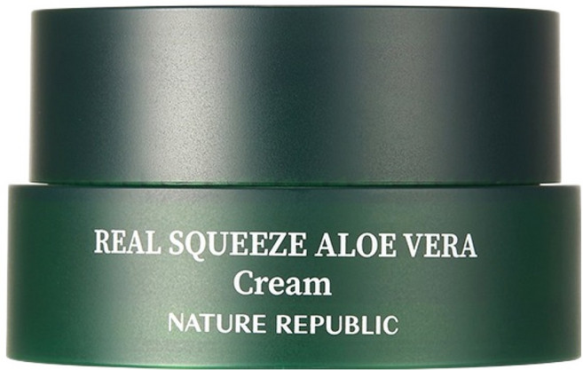 NATURE REPUBLIC Real Squeeze蘆薈面霜, 55ml, 1個