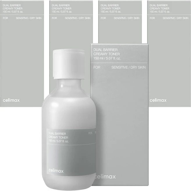 셀리맥스 듀얼배리어 크리미 토너, 150ml, 5개 - 쿠팡
