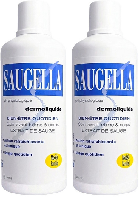 SAUGELLA 賽吉兒 菁萃潔浴凝露 日用型, 750ml, 2瓶