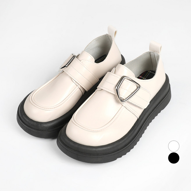 핑크썸 여성용 나솔란 버클 베이직 로퍼 ZWJS2439