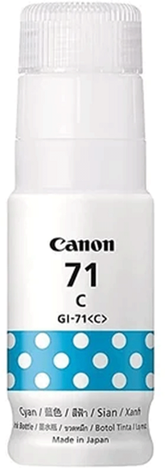 Canon 佳能 原廠墨水 GI-71S 台灣地區專用, 藍色, 1個
