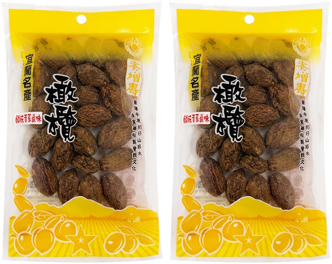 老增壽 鹹味黃草橄欖, 2個, 150g