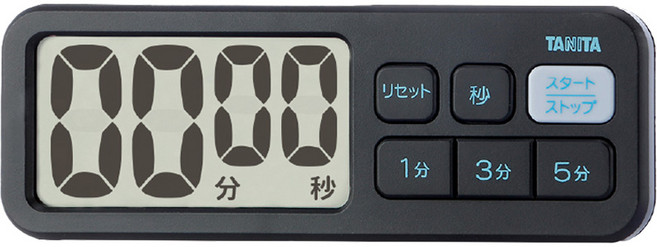 TANITA 塔尼達 電子計時器 TD395, 黑色, 1個