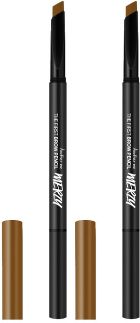 MERZY The First 眉筆 0.3g, B4 Cashewnut Brown, 2支