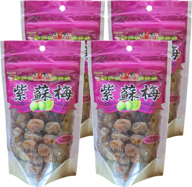 Onlyone 海龍王 紫蘇梅, 200g, 4包