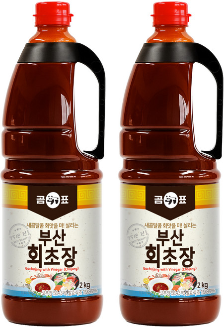 Gompyo 부산 회초장, 2kg, 2개