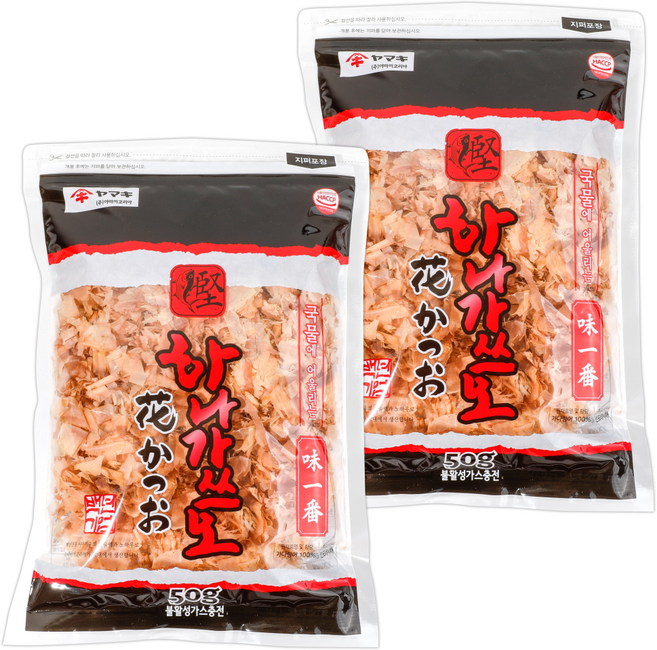 야마끼 하나 육수용 가쓰오부시, 2개, 50g
