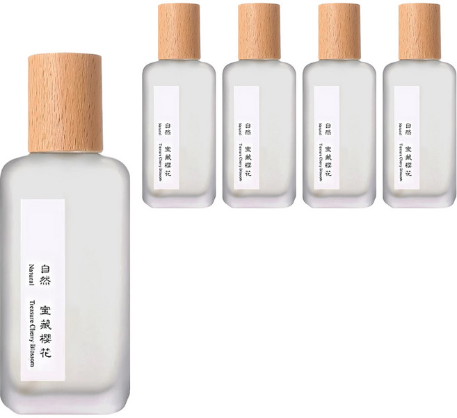 木蓋清新香水 S308 寶藏櫻花, 50ml, 170g, 5瓶