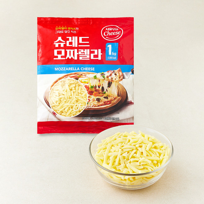 서울우유 슈레드 모짜렐라 치즈, 1kg, 1개입, 1개