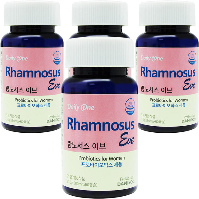 데일리원 람노서스 이브 유산균, 4개, 33.6g