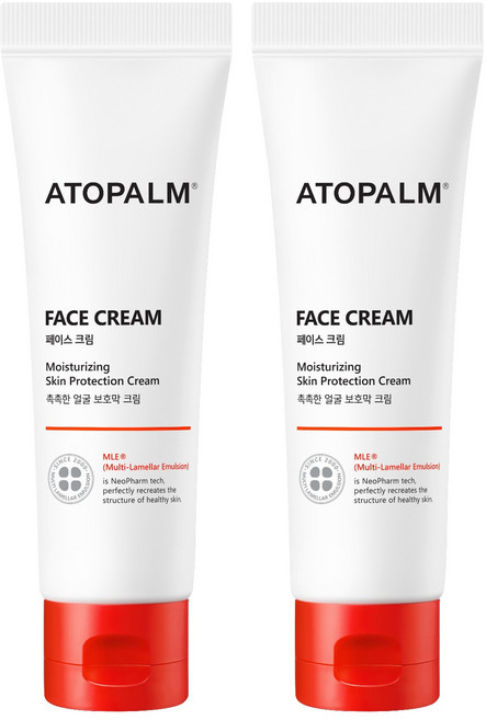 아토팜 아동용 페이스 크림, 50ml, 2개
