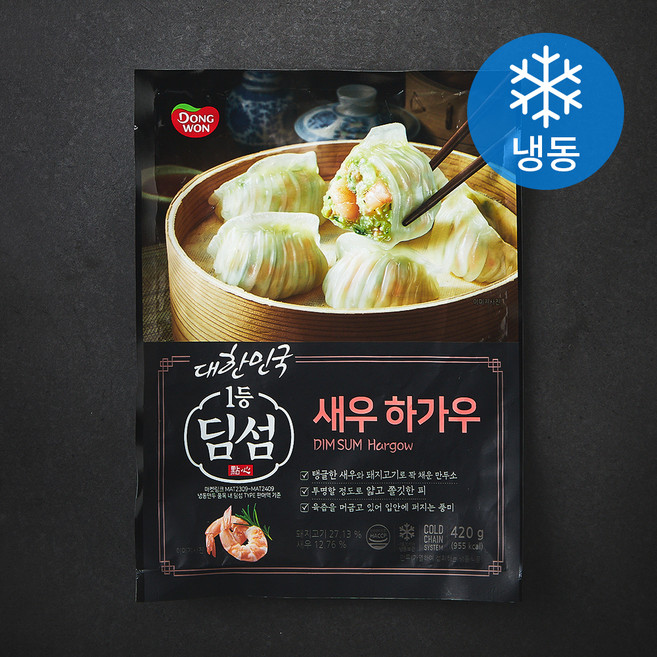 동원 딤섬 새우 하가우 (냉동), 420g, 1개