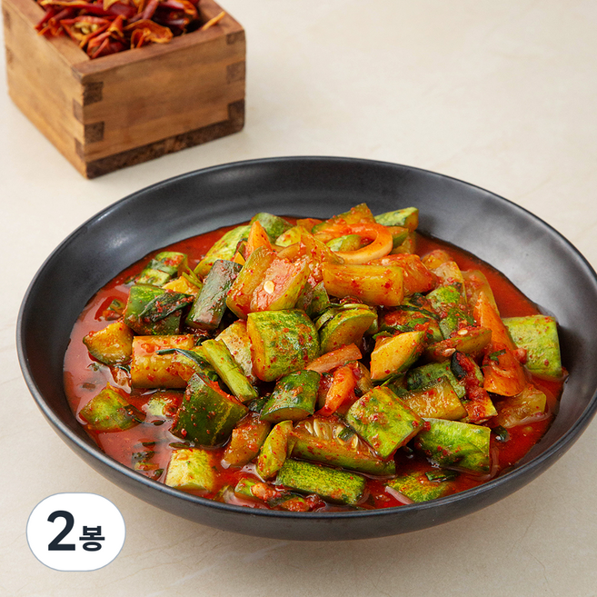 신영식품 정담은 오이깍두기, 2kg, 2봉