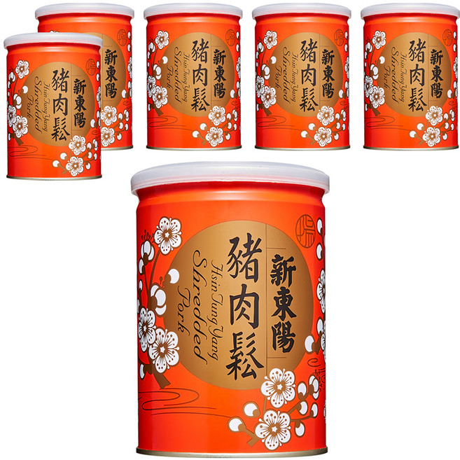 新東陽 精緻豬肉鬆, 180g, 6罐