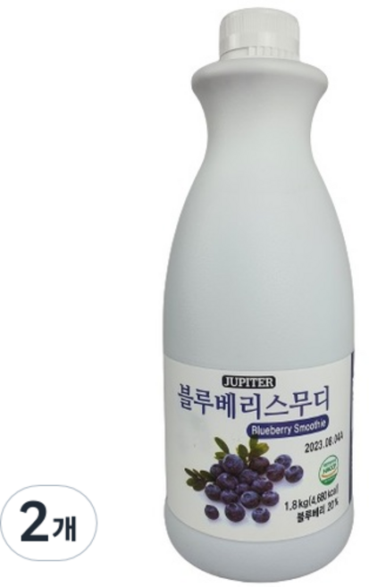 데이웰 블루베리 스무디, 1.8kg, 2개
