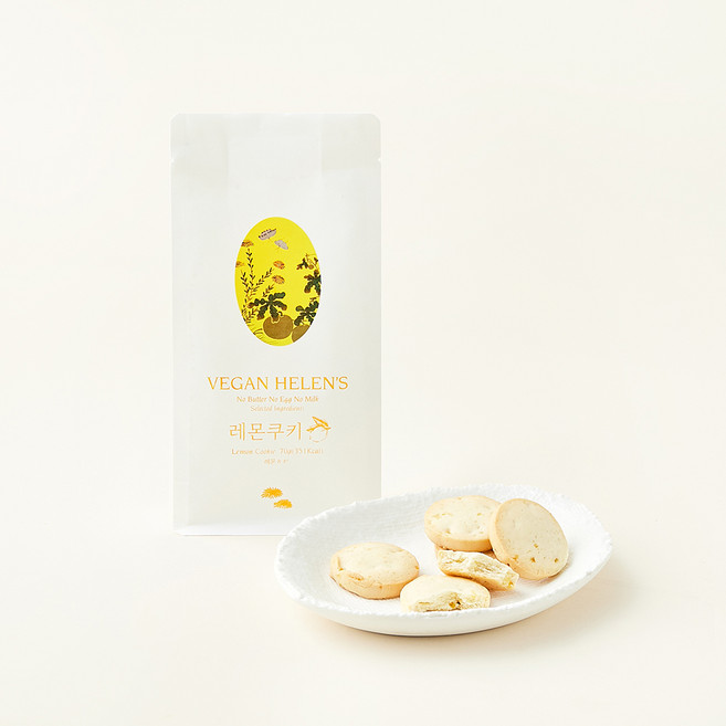 비건헬렌스 레몬쿠키, 70g, 1개입, 1개