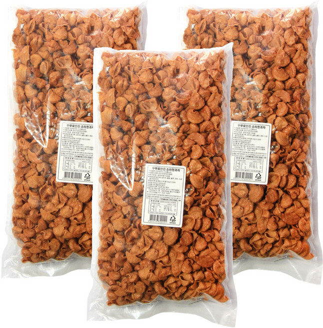 소라형 두부과자, 800g, 3개