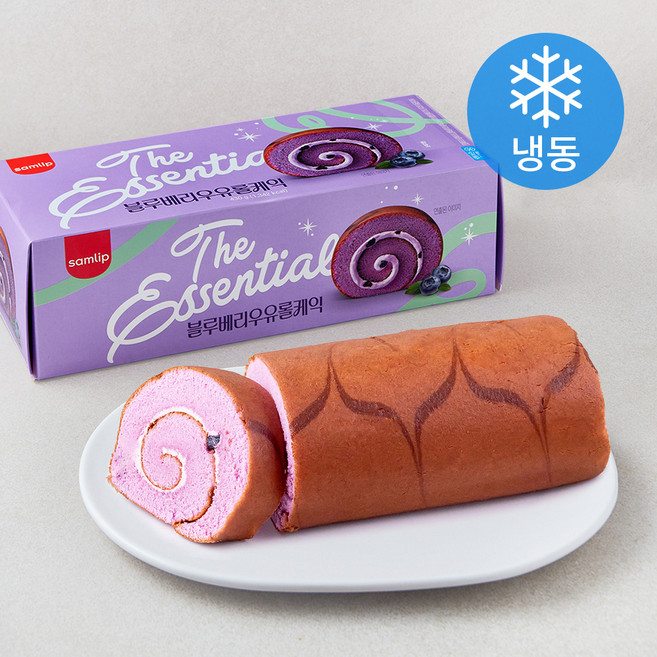 삼립 블루베리 우유 롤케익, 430g, 1개