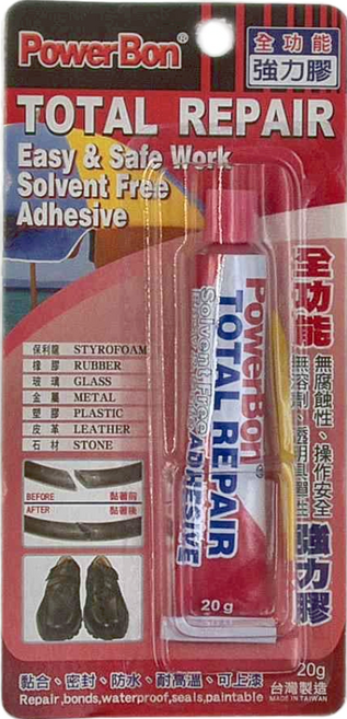 PowerBon 錫宏興業 透明具彈性全功能強力接著劑 20ml, 1個