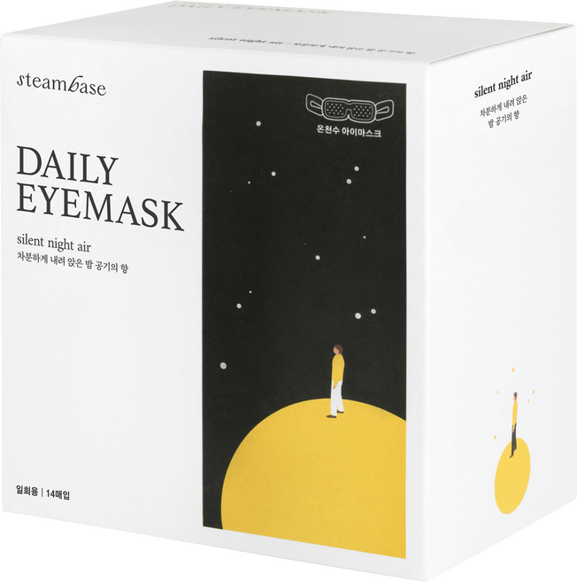 스팀베이스 데일리 아이마스크 밤공기향, 14개입, 1개