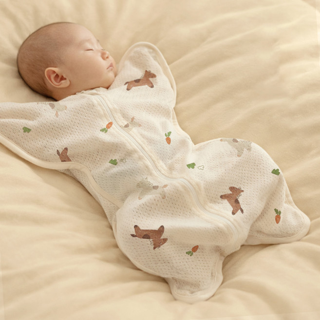 ikii 오가닉 쿨 메쉬 신생아 속싸개 스와들 M