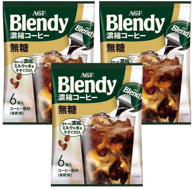 블랜디 포션커피 블랙, 18g, 6개입, 3개