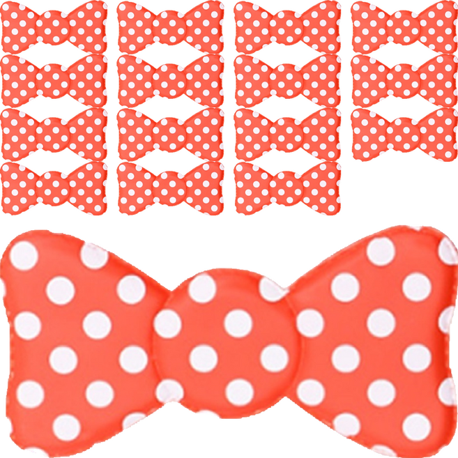 세븐스타 헤어고정시트 리본 2p, 레드, 8개