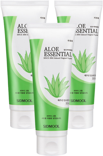 시드물 지성용 알로에 에센셜, 3개, 165ml