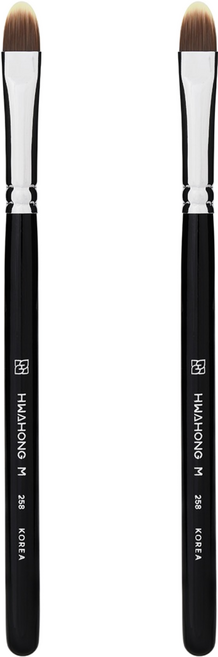 화홍엠 258 컨실러 브러쉬, 블랙, 2개