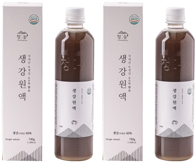 청농 생강원액, 600ml, 1개입, 2개
